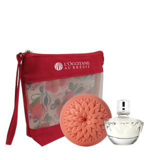 Duo Perfumado Ninfa das Águas: Deo Colônia e Sabonete Perfumado + Necessaire